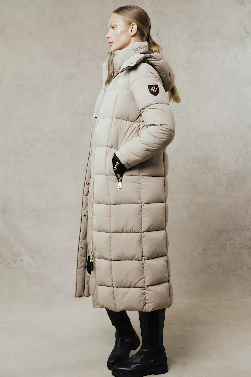 Carrington Longline Coat (Stone)