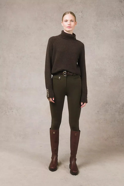 Contour Trouser (Dark Olive)