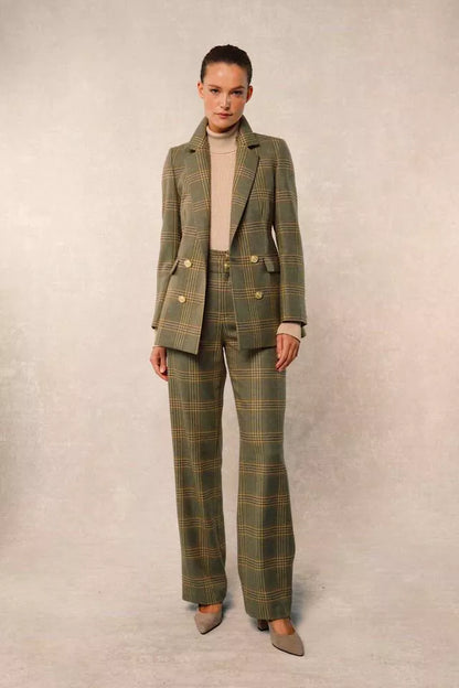 Double Breasted Blazer (Leveret)