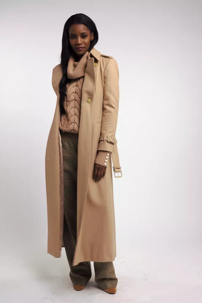 Corded Roll Neck Knit (Camel)