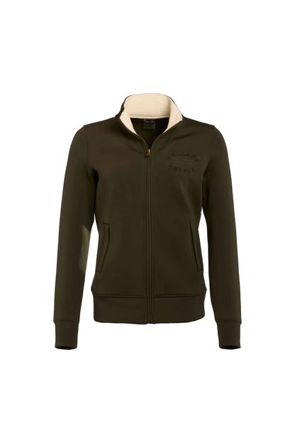 Training Zip Through Sweat (Dark Olive)
